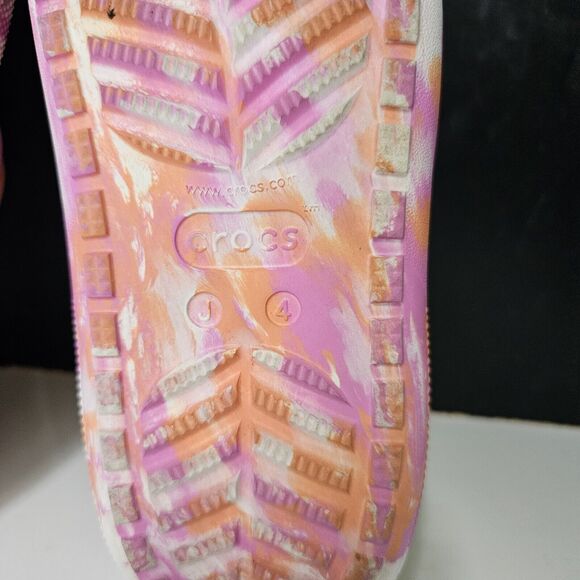 Crocs Classic Cutie Marbled Clog Platform 207837-83F Girls Size 4 Women's 6 - Picture 9 of 9